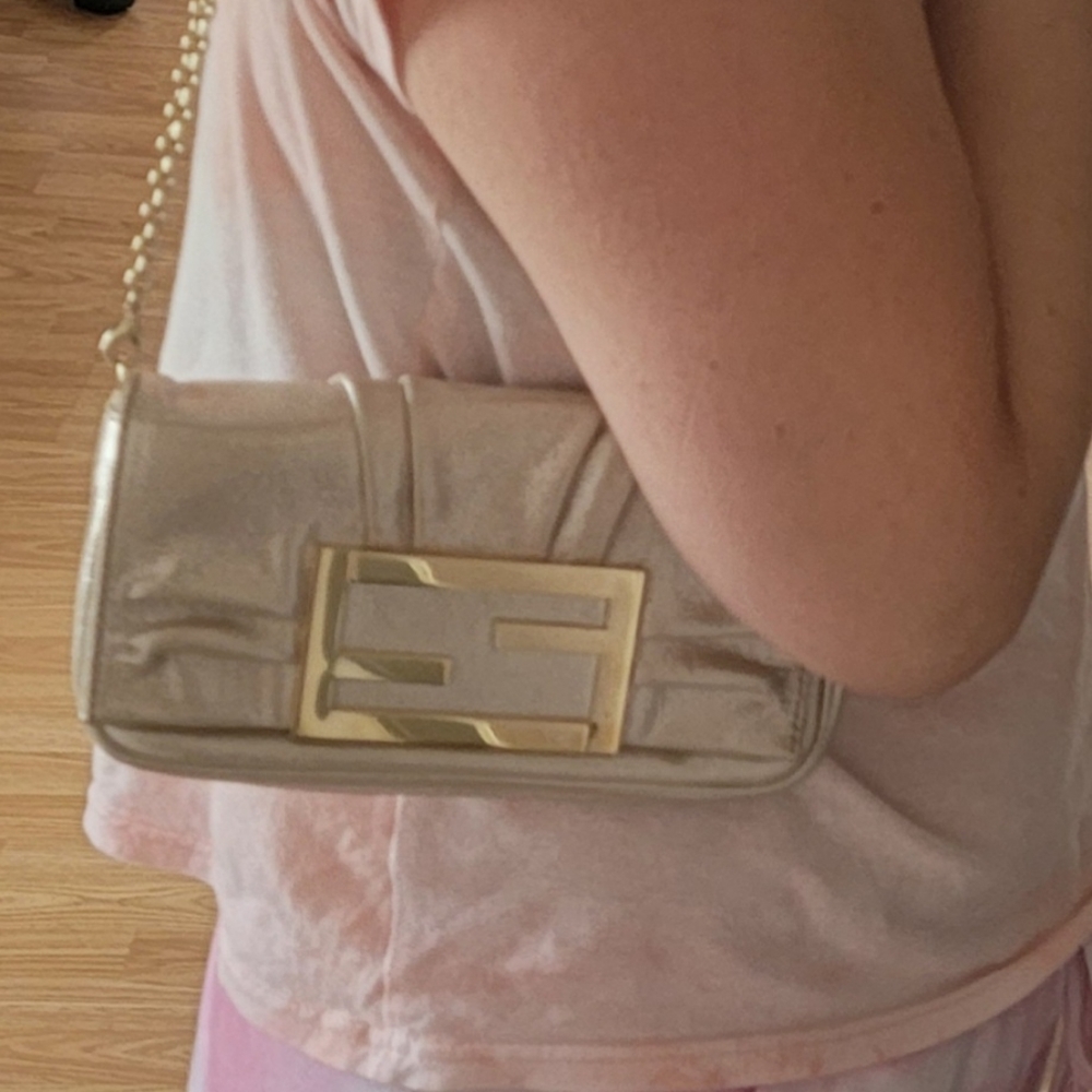 Fendi golden shimmer evening bag - Picture 10 of 11